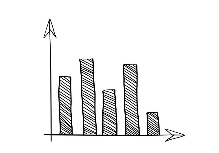 Download premium vector of Stock market bar graph vector by filmful about economy grow, free vector statistical analysis graphs, increase vector, chart arrow up, and accounting 564436